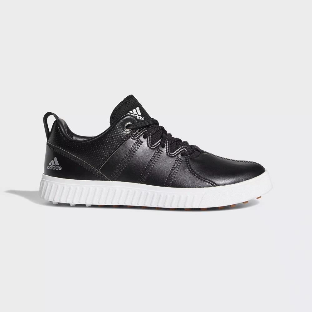 Adidas Adicross PPF Tenis De Golf Negros Para Niña (MX-84444)